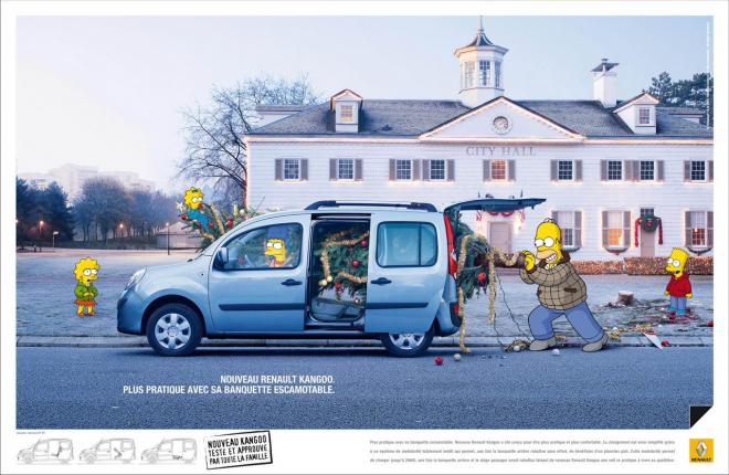 New Renault Kangoo - The Simpsons