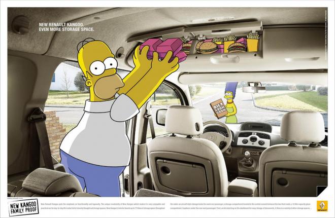 New Renault Kangoo - The Simpsons