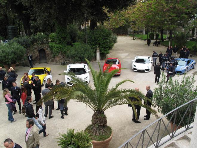 Lamborghini Aventador a Roma