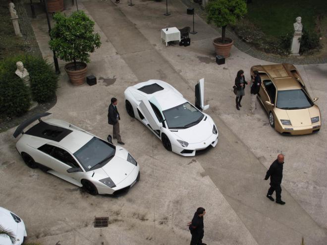 Lamborghini Aventador a Roma