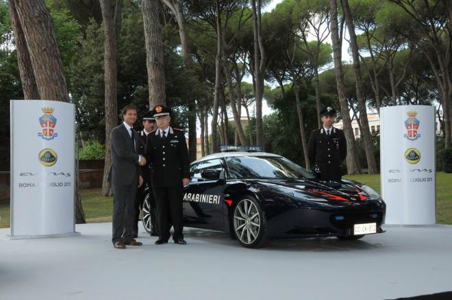 Lotus Evora per i Carabinieri