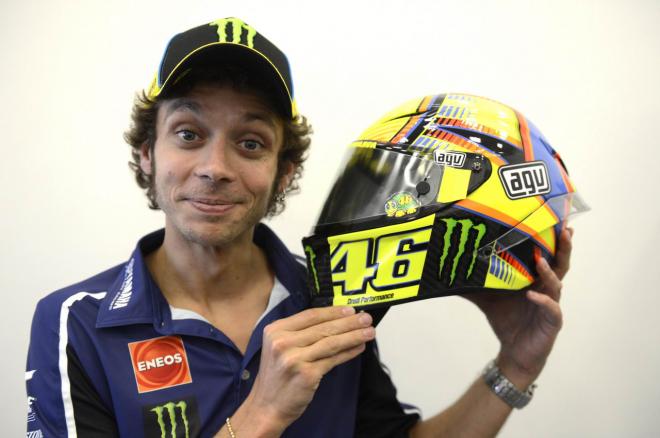 AGV Pista GP Soleluna 2013 Valentino Rossi replica