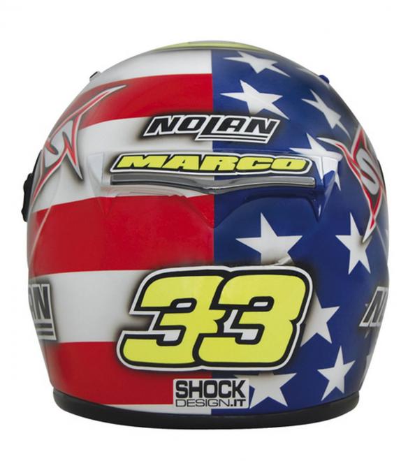 Nolan X-802R Replica Melandri USA 2013