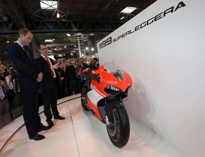 Il Principe William stregato dalle Ducati