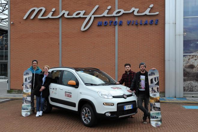 Fiat Panda 4x4 Antarctica alla volta di Sochi