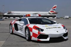 Lamborghini Aventador ’Follow Me’ Aeroporto di Bologna 