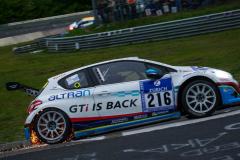 Peugeot 208 GTi  alla 24h del Nürburgring