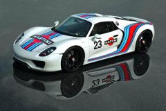 Porsche 918 Spyder Martini Design